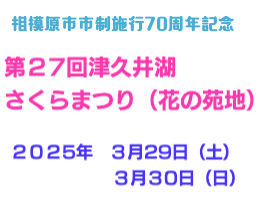第27回津久井湖さくらまつり